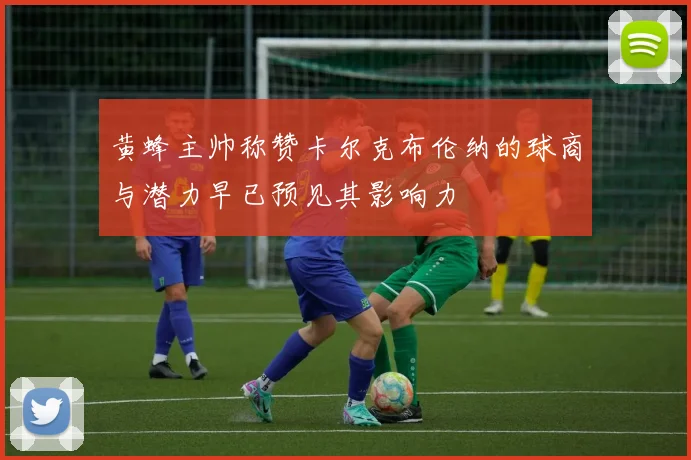 黄蜂主帅称赞卡尔克布伦纳的球商与潜力早已预见其影响力
