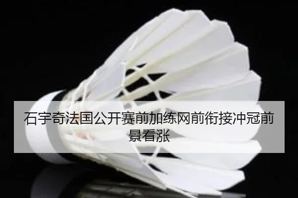 石宇奇法国公开赛前加练网前衔接冲冠前景看涨